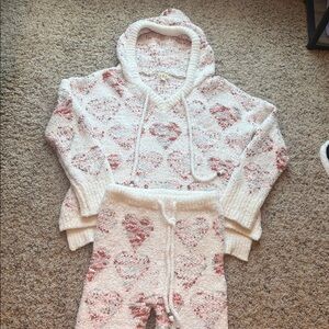 POL cozy hearts lounge set Small